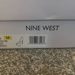 Nine West Open Toe Kitten Heels